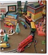 Toytown - Train Set Overview Acrylic Print