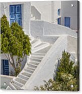 Traditional Santorini Acrylic Print