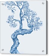 Tree 14 Blue 1 Acrylic Print