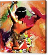 Tribal Dance 0321 Acrylic Print