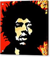 Tribute To Hendrix Acrylic Print