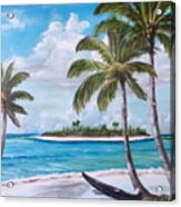 Tropical Island Acrylic Print
