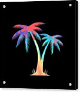 Tropical Palm Trees Acrylic Print