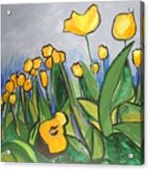 Tulips In Springtime Acrylic Print