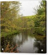 Tully Lake In Royalston Ma Acrylic Print