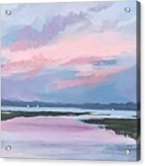 Twilight Marsh Acrylic Print