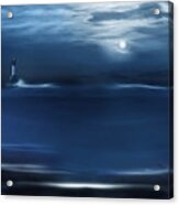 Twilight Moon Acrylic Print