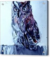 Two Tone Owl Acrylic Print