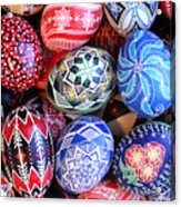 Ukrainian Easter Eggs Acrylic Print