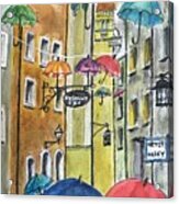 Umbrella Celebration Acrylic Print