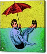 Umbrella Man 3 Acrylic Print