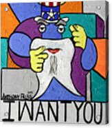 Uncle Sam Tooth Acrylic Print