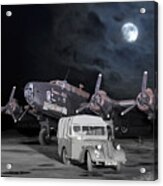 Under A Bombers Moon Acrylic Print