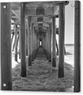 Under Huntington Beach Pier Acrylic Print