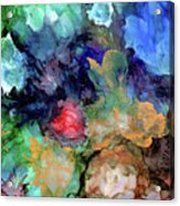 Underwater Blossoms Acrylic Print