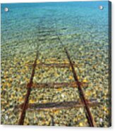 Underwater Railroad Acrylic Print