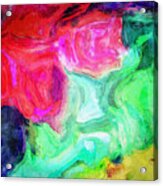 Untitled Colorful Abstract Acrylic Print