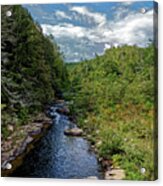 Up Clear Creek Acrylic Print