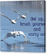 Up, Up And Away Carry On Acrylic Print