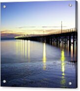 Urangan Pier At Dawn Acrylic Print