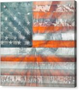 Usa Flag 10 Acrylic Print