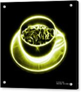 V2-bb-electrifyin The Coffee Bean-yellow Acrylic Print