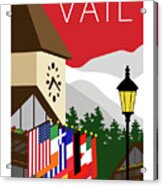 Vail Red Acrylic Print