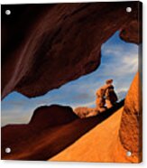 Valley Of Fire Look Through Acrylic Print