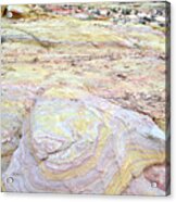 Valley Of Fire Pastels Acrylic Print