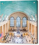 Vault Of The Heavens At Grand Central Terminal Acrylic Print