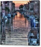 Venetian Sunset Acrylic Print