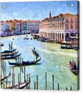 Venice Canal Acrylic Print