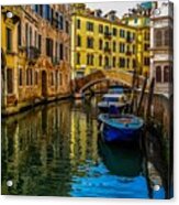 Venice Canal In Italy Acrylic Print