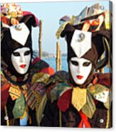 Venice Carnival Mask Acrylic Print