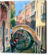 Venice Ponte Widmann Acrylic Print