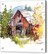 Vermont Barn Acrylic Print