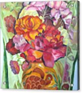 Vibrant Flowers Acrylic Print