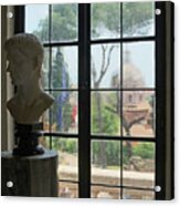 View From Palazzo Nuovo Of Roman Ruins 2286 Acrylic Print