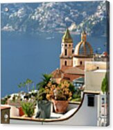 View From Praiano To Positano Acrylic Print