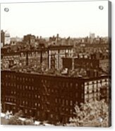 View Of Harlem In 1950 Acrylic Print