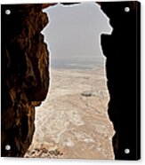 View Of The Dead Sea From Masada Acrylic Print