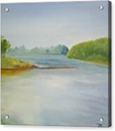 View Of The Delaware Acrylic Print