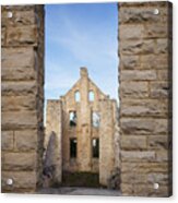View Of The Ruins Acrylic Print