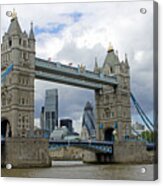 View Through Tower Bridge Acrylic Print