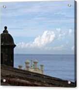 View To The Sea From El Morro Acrylic Print