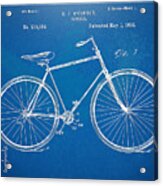 Vintage Bicycle Patent Artwork 1894 Acrylic Print