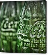 Vintage Coke Bottle Close Up Acrylic Print
