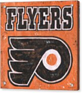 Vintage Flyers Sign Acrylic Print