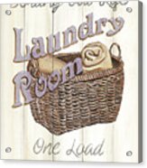 Vintage Laundry Room 2 Acrylic Print