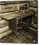 Vintage Singer Sewing Machine Acrylic Print